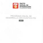 Programa Anual de Desarrollo Archivístico PSI