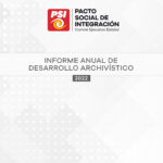 Informe anual de desarrollo archivístico